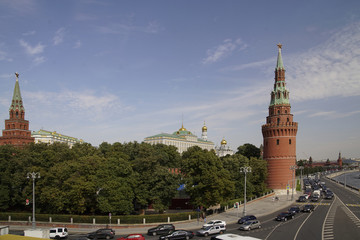 Fototapeta premium Kreml-Mauer mit Duma