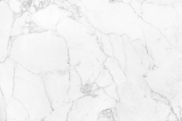 White marble texture with nature pattern for background or design art work.