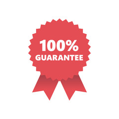 Red Award Medal with ribbons, Banner