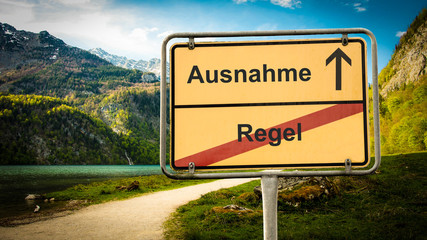 Schild 379 - Ausnahme