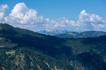 Mountains in the Bonaigua in the Valley of Aran, Pyrenees