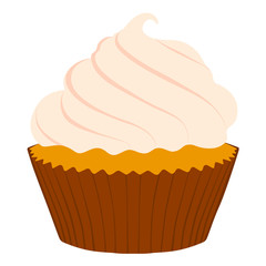 Cupcake vector icon