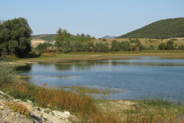 Obraz na płótnie Canvas Photo of lake view