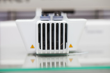 White three-dimensional printer