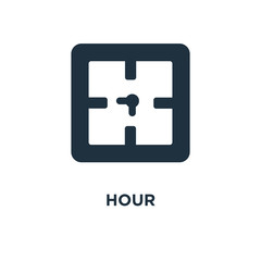 Fototapeta premium hour icon