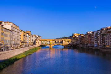 Fototapeta premium Bridge Ponte Vecchio in Florence - Italy