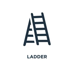Deurstickers ladder icon © MMvectors