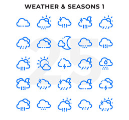 Dashed Outline Icons Pack for UI. Pixel perfect thin line vector icon set for web design and website application.