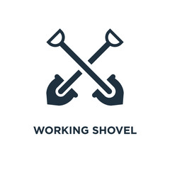 working shovel icon