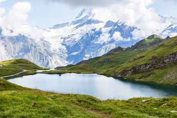 Fototapeta na wymiar alpine mountains
