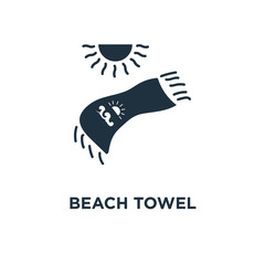 beach towel icon