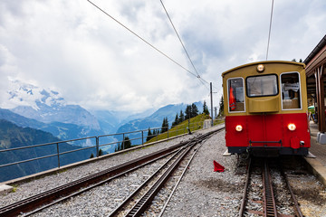 Fototapeta premium mountain rail train