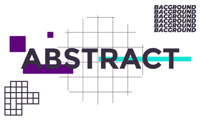 Space for text minimal geometric web banner design