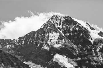 Fototapeta na wymiar swiss alps grindelwald wengen mountains