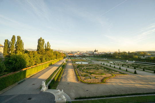 Schloss Belvedere Wien - Canaletto Blick