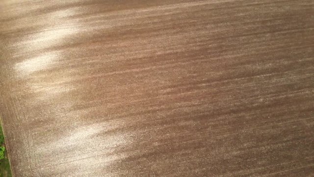 Feld im Herbst - Kamerafahrt