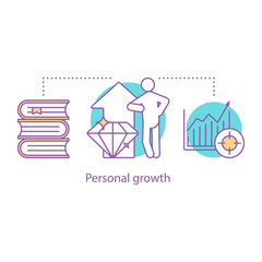 Personal growth concept