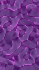 Graphic illustration - liquid pattern purple color. Modern abstract background. Design wallpaper. 3D illustration