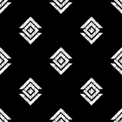 Ethnic boho seamless pattern. Traditional ornament. Tribal pattern. Folk motif. Can be used for wallpaper, textile, invitation card, wrapping, web page background.