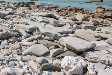 Fototapeta premium stones on the beach