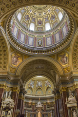 Fototapeta na wymiar Interior of St. Stephen's Basilica - Budapest - Hungary