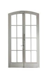 French door isolated on white