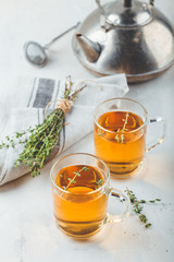 Thyme herbal tea