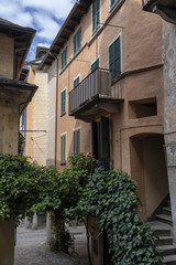 Fototapeta na wymiar Old street of Orta San Giulio, Italy