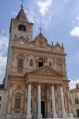 Fototapeta na wymiar Borgomanero, Italy: San Bartolomeo church