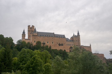 Fototapeta na wymiar Monumentos de Segovia, el Alcázar