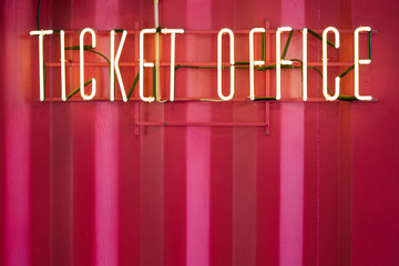 Ticket Office Neon Light