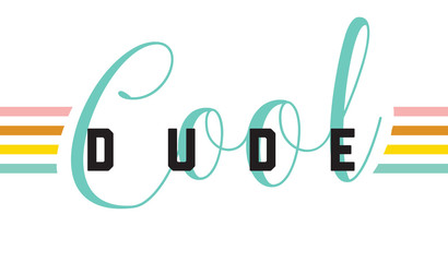 Tee print. Typography for t shirt.