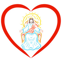 Lord Jesus ruling in the heart, Blessing of the Heavenly King