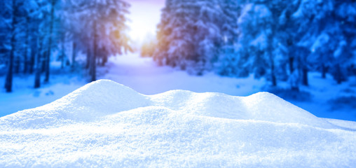 table background and winter time 