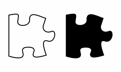 Obraz premium Puzzle pieces illustration