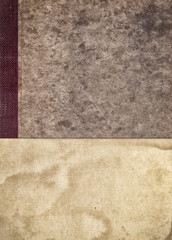 Vintage background with retro paper on old book cover