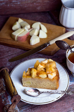 French apple pie