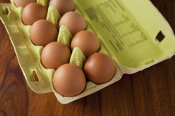 village eggs in the box