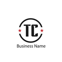 Initial Letter TC Logo Template Design