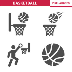 Basketball Icons © 13ree_design