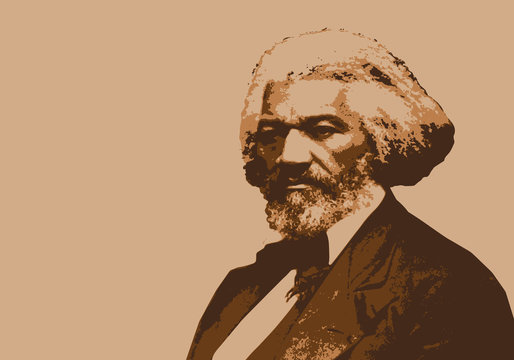 Frederick Douglass, célèbre orateur américain, abolitionniste de l'esclavage