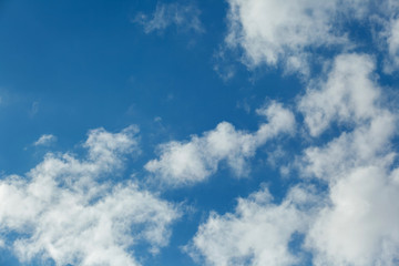 the image of white clouds in the blue sky