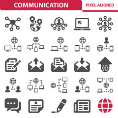 Communication & Social Media Icons