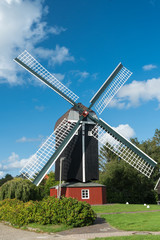 Obraz premium Bockwindmühle in Dornum in Ostfriesland