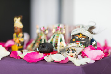 elements of Vedic wedding close up indian