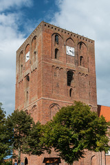 Kirchturm der Marienkirche in Marienhafe in Ostfriesland