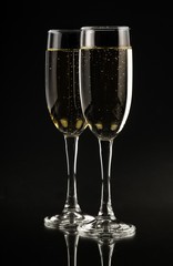 white wine glasses