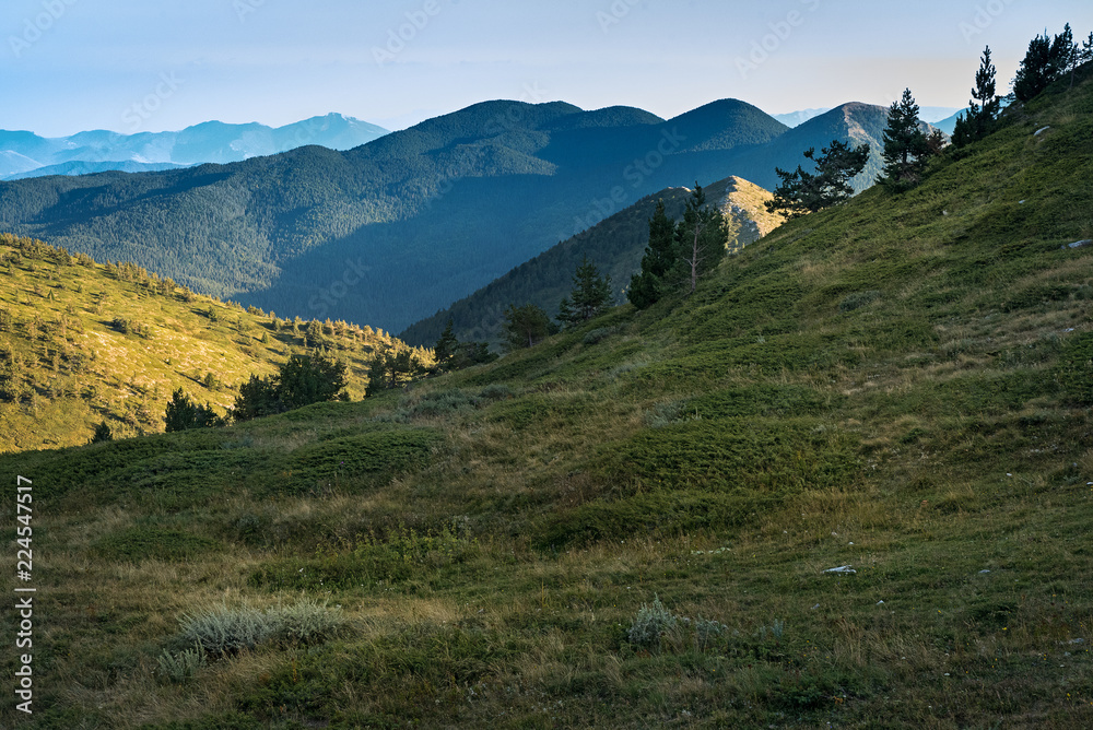 Wall mural bulgarian mountains at pirin pass.