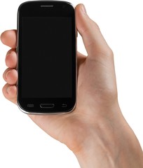 Smart phone with a blank screen