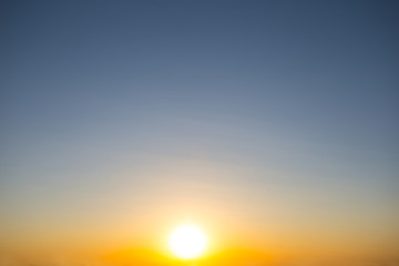 beautiful quiet sunset, nature background